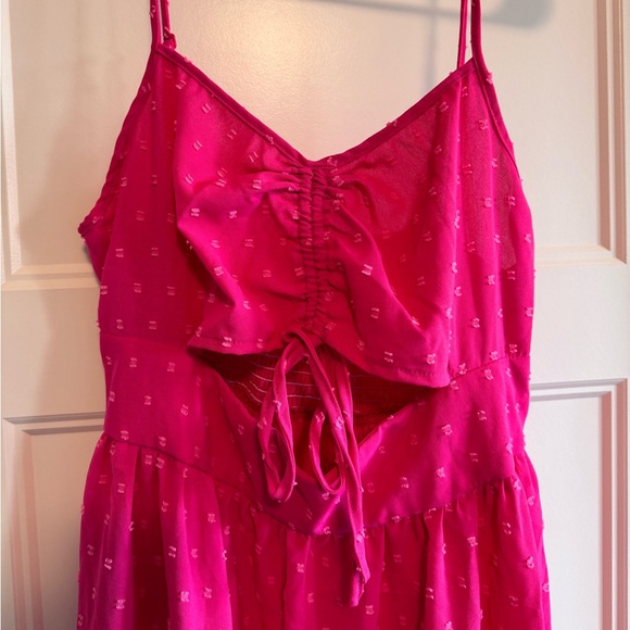 Pink Long Sundress with Straps - Size XL - Picture 2 of 4